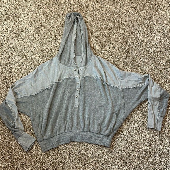 FP Movement by Free People Tops - FP Movement by Free People Cropped Hoodie Medium Gray